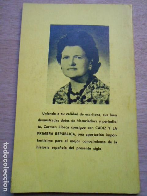 Libros de segunda mano: CADIZ Y LA PRIMERA REPUBLICA - Foto 2