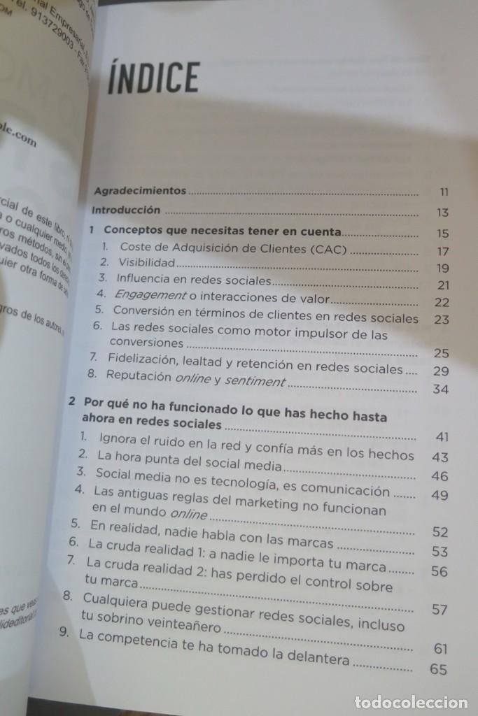 Libros de segunda mano: C&Oacute;MO MONETIZAR LAS REDES SOCIALES. ROJAS AGUADO - Foto 2