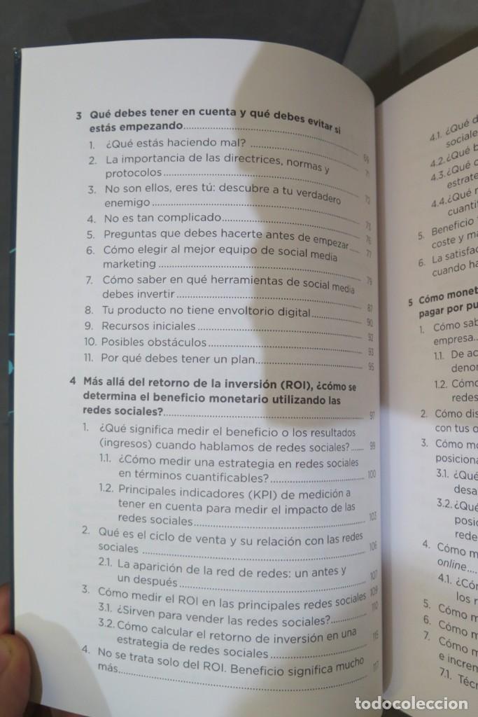 Libros de segunda mano: C&Oacute;MO MONETIZAR LAS REDES SOCIALES. ROJAS AGUADO - Foto 3