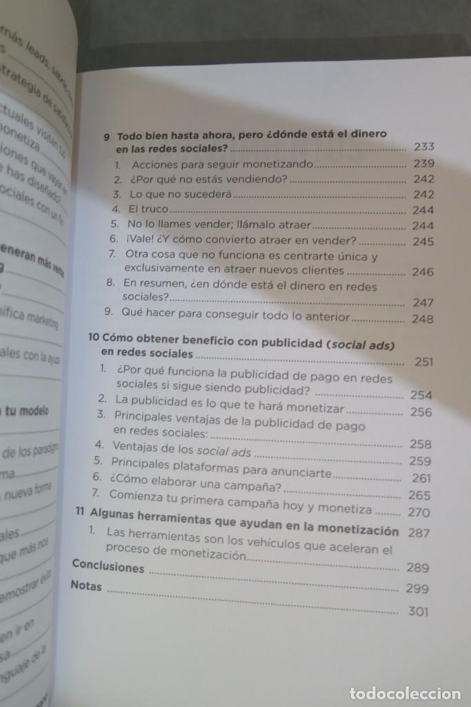 Libros de segunda mano: C&Oacute;MO MONETIZAR LAS REDES SOCIALES. ROJAS AGUADO - Foto 6