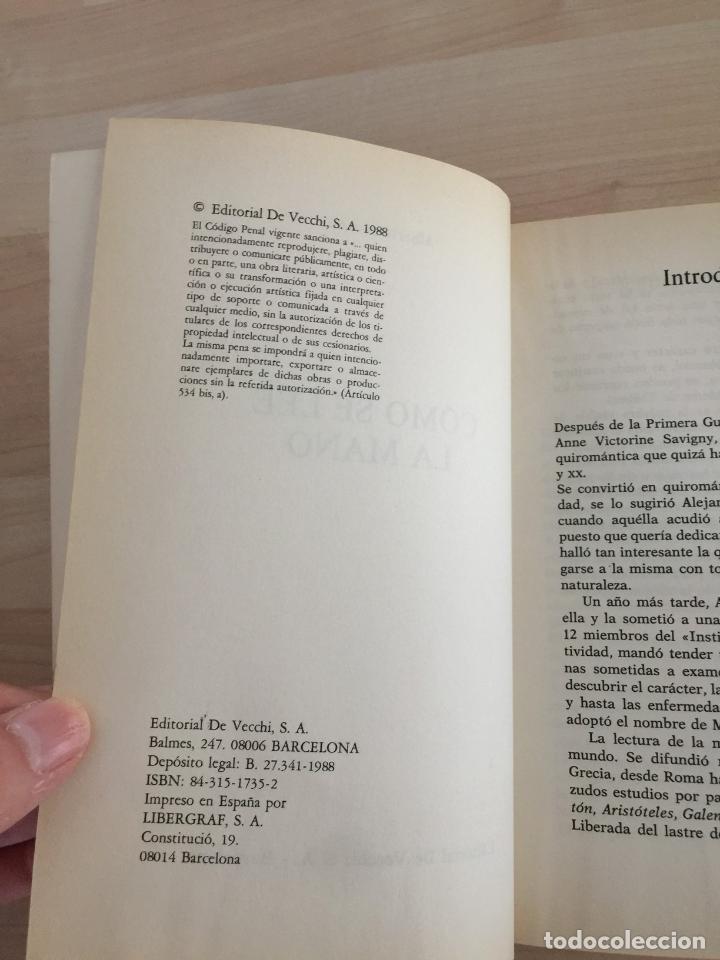 Libros de segunda mano: Como se lee la mano - Alberto Monti - Foto 2