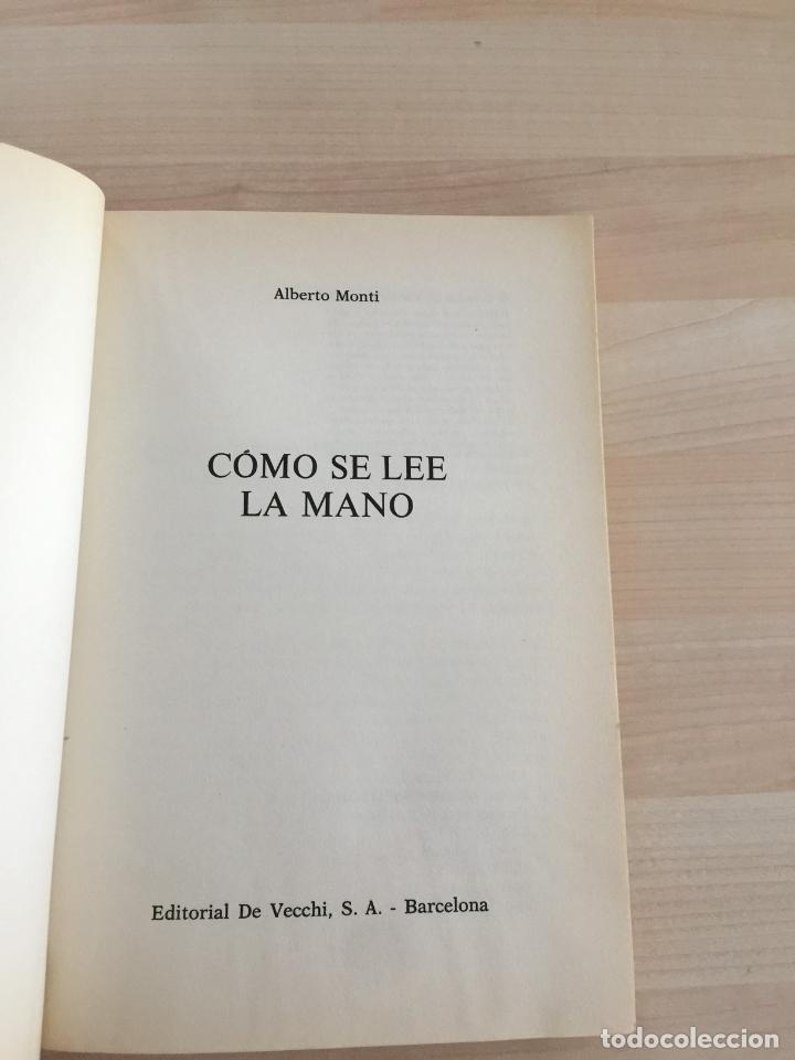 Libros de segunda mano: Como se lee la mano - Alberto Monti - Foto 4