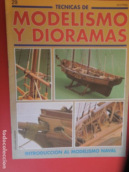 Second hand books: T&Eacute;CNICAS DE MODELISMO Y DIORAMAS N&ordm; 29-INTRODUCCION MODELISMO NAVAL - EDICIONES GENESIS 1991