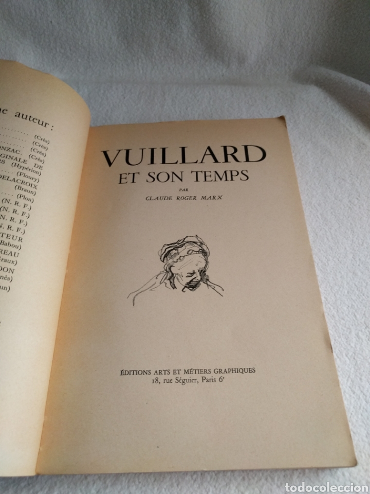 Libros de segunda mano: Vuillard et son temps. Par Claude Roger Marx. - Foto 3
