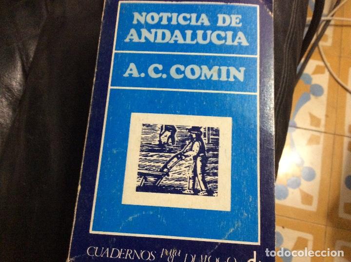 Libros de segunda mano: NOTICIA DE ANDALUCIA - A C COMIN - CUADERNOS PARA EL DIALOGO - Foto 1