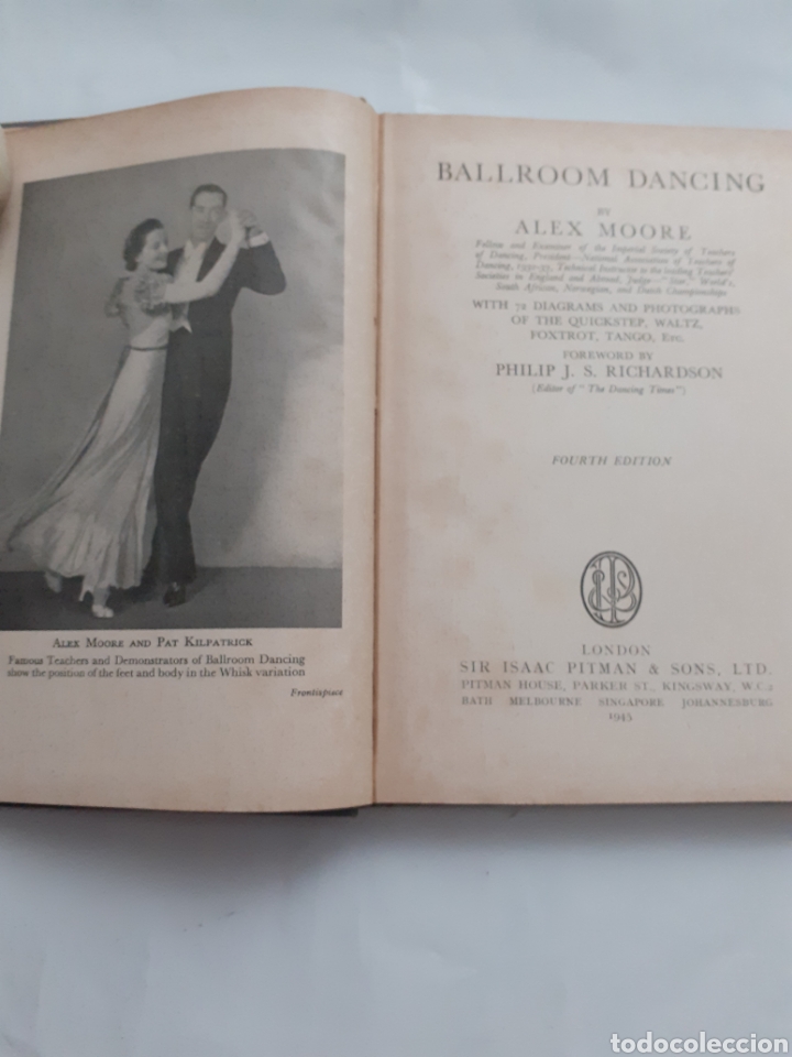 Libros de segunda mano: Ballroom dancing, ingl&eacute;s, Alex Moore, 1945 - Foto 3