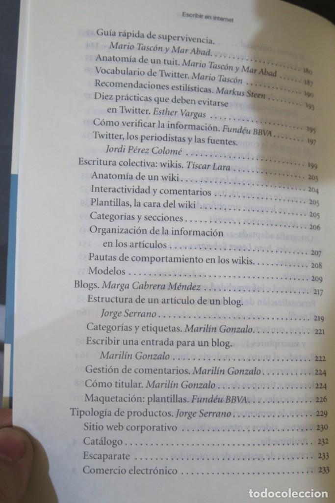 Libros de segunda mano: ESCRIBIR EN INTERNET. GALAXIA GUTENBERG - Foto 5