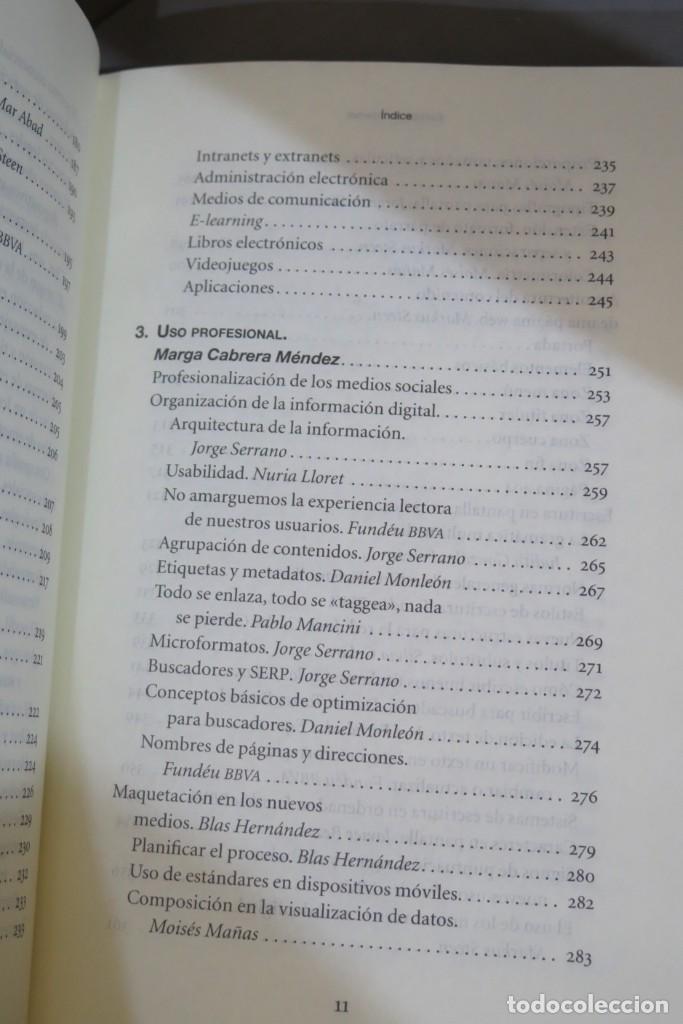 Libros de segunda mano: ESCRIBIR EN INTERNET. GALAXIA GUTENBERG - Foto 6