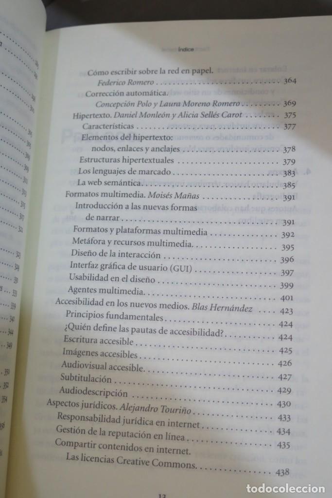 Libros de segunda mano: ESCRIBIR EN INTERNET. GALAXIA GUTENBERG - Foto 8