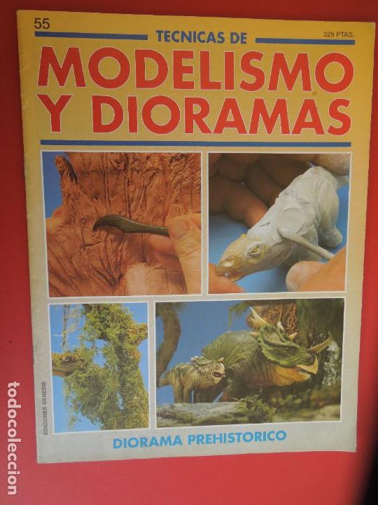 Second hand books: T&Eacute;CNICAS DE MODELISMO Y DIORAMAS N&ordm; 55- DIORAMA PREHISTORICO - EDICIONES GENESIS 1991