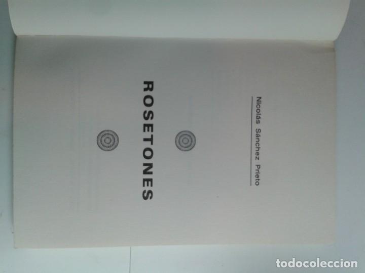 Libros de segunda mano: ROSETONES 1978 NICOL&Aacute;S S&Aacute;NCHEZ PRIETO 1&ordf; EDICI&Oacute;N - Foto 2