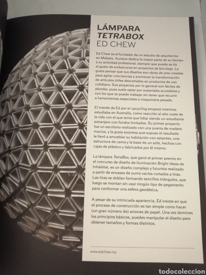 Libros de segunda mano: UPCYCLE: M&Aacute;S QUE RECICLAJE. 24 PROYECTOS DIY PARA EL HOGAR - Foto 6