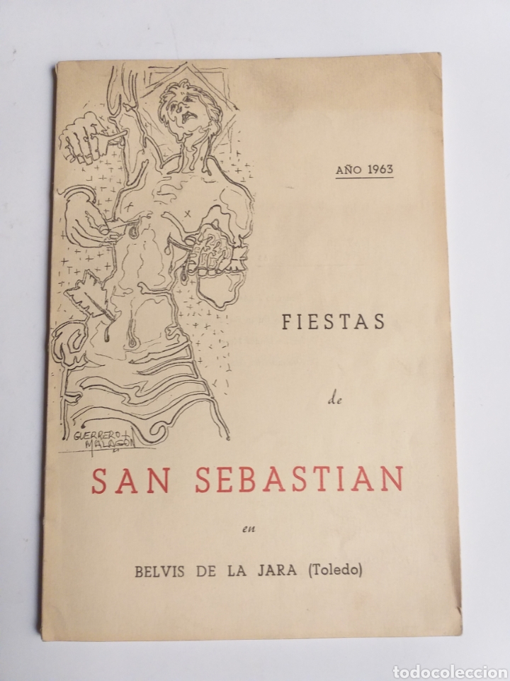 Libros de segunda mano: Fiestas de San Sebasti&aacute;n en Belv&iacute;s de la Jara Toledo. A&ntilde;o 1963