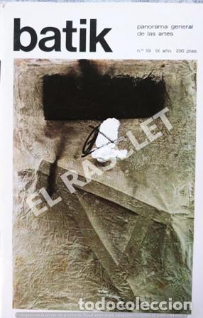 Second hand books: ANTIG&Uuml;A REVISTA BATIK- PANORAMA GENERAL DE LAS ARTES 1981