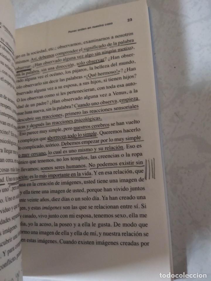 Libros de segunda mano: D&Oacute;NDE ENCONTRAR LA PAZ - KRISHNAMURTI - Foto 2