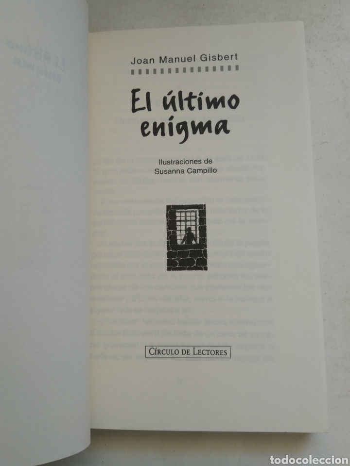 Libros de segunda mano: EL &Uacute;LTIMO ENIGMA/JOSE MANUEL GISBERT - Foto 2