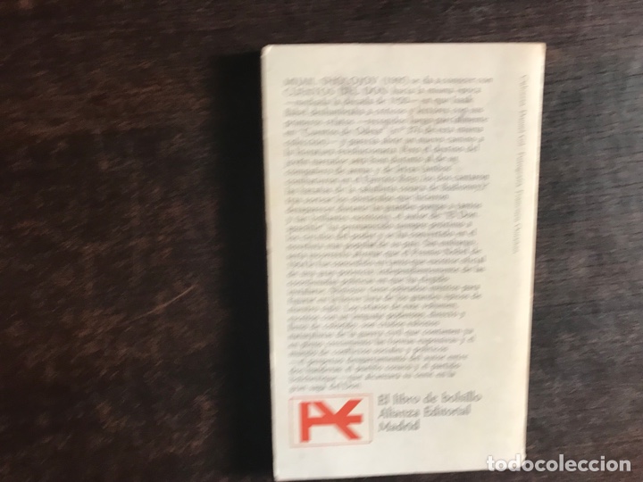 Libros de segunda mano: Cuentos del Don. Mijail Sholojov. Alianza editorial - Foto 2