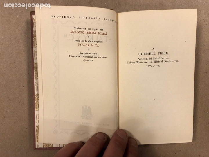 Libros de segunda mano: STALKY Y C&iacute;a. RUDYARD KIPLING. JOS&Eacute; JANES EDITOR 1950. - Foto 4