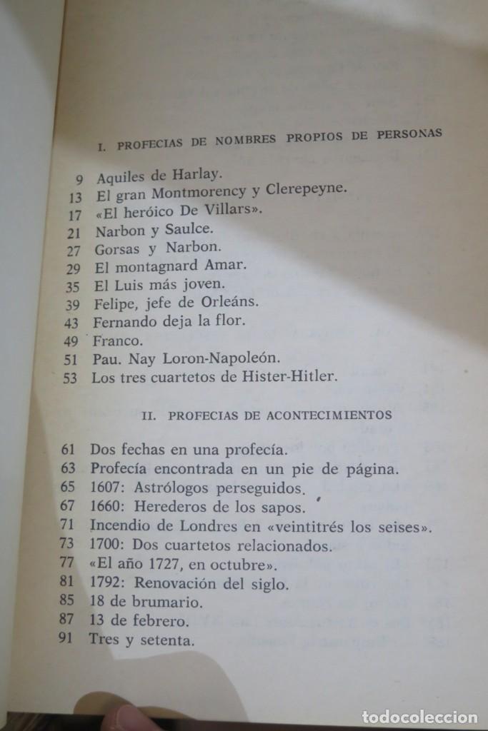 Libros de segunda mano: NOSTRADAMUS PROFEC&Iacute;AS. WERNER WULLGARNER - Foto 2