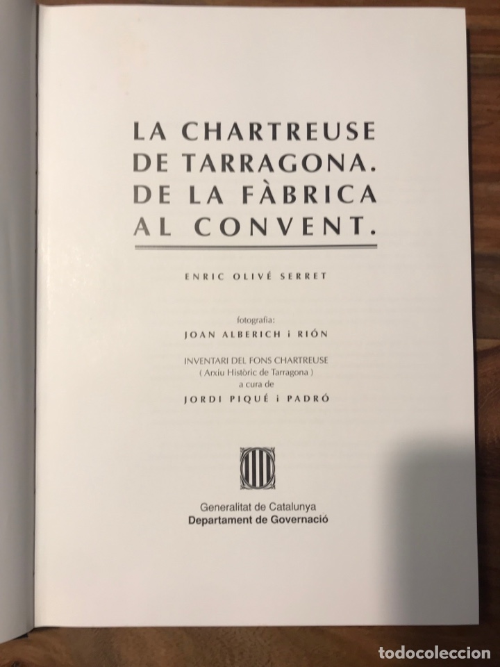Libros de segunda mano: Libro La Chartreuse de Tarragona de la fabrica al convent - Foto 3
