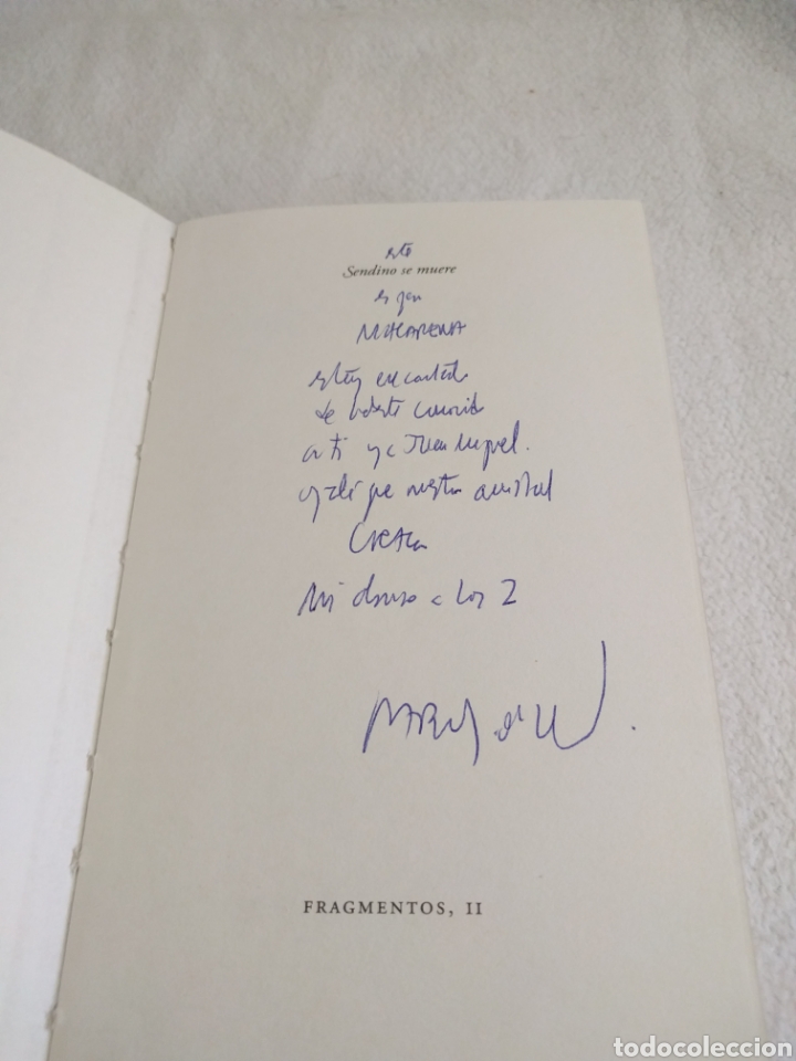 Libros de segunda mano: Pablo dors. Sendino se muere. Fragmenta editorial. - Foto 3