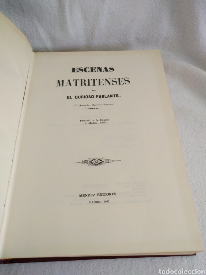 Libros de segunda mano: Escenas matritenses. Mesonero romanos. - Foto 2