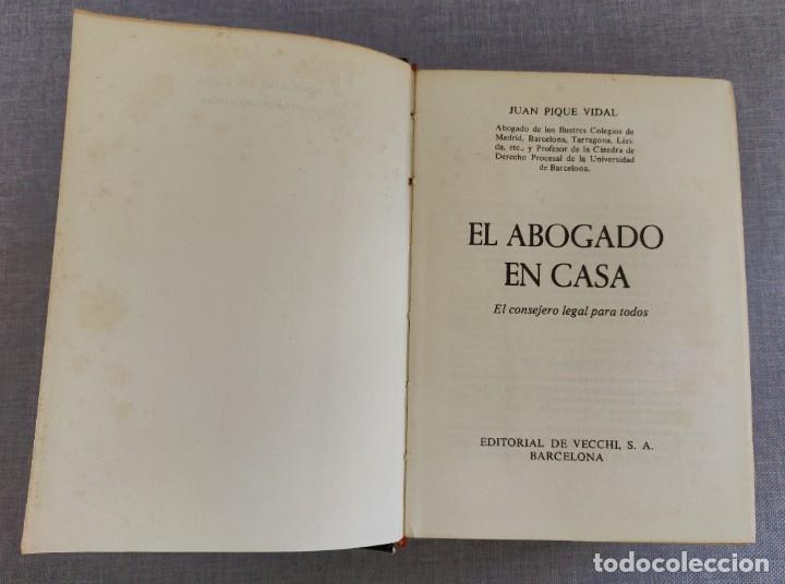 Libros de segunda mano: Libro El Abogado en Casa - Foto 3