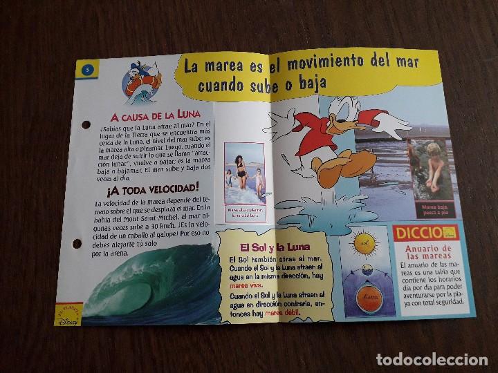 Libros de segunda mano: ficha 5, mares y r&iacute;os &iquest;Qu&eacute; es la marea? Disney, Planeta DeAgostini - Foto 2