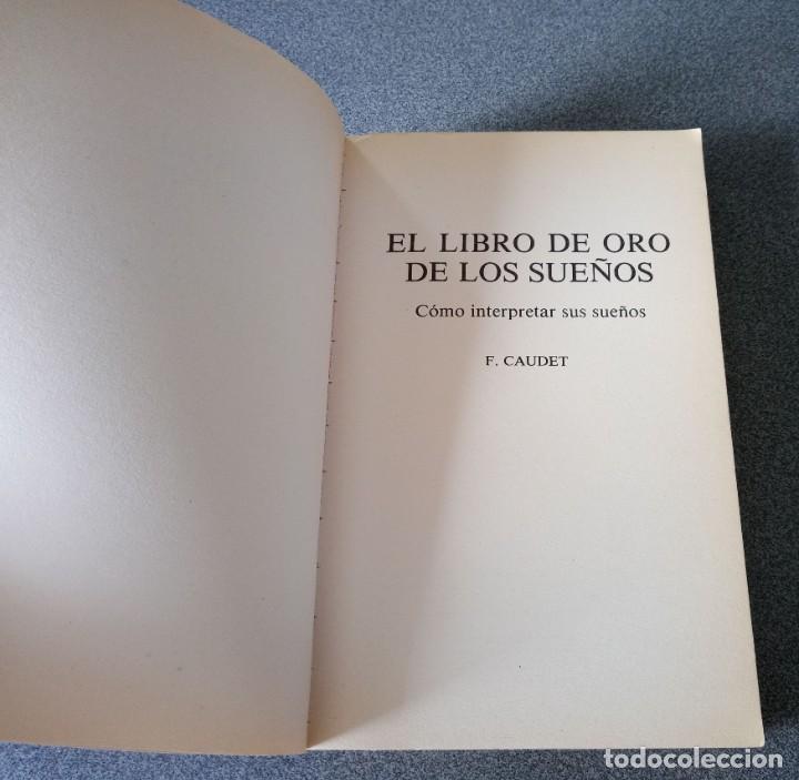 Libros de segunda mano: El Libro de Oro de los Sue&ntilde;os de F.Caudet Mago Felix - Foto 3