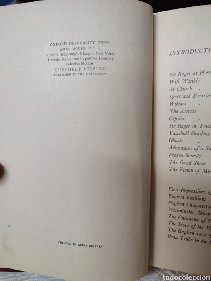 Libros de segunda mano: Narrative and descriptive essays. Addison and Goldsmith, 1938 - Foto 5