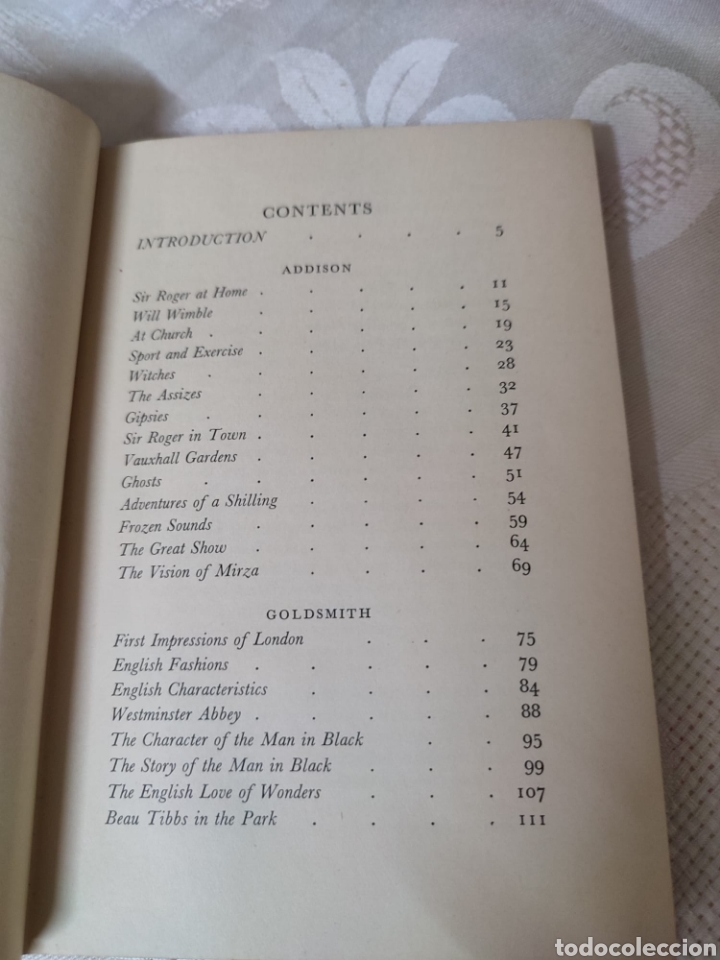 Libros de segunda mano: Narrative and descriptive essays. Addison and Goldsmith, 1938 - Foto 6