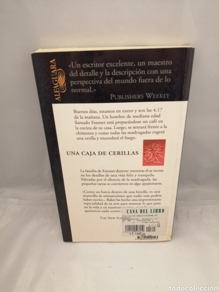 Libros de segunda mano: UNA CAJA DE CERILLAS (PRIMERA EDICI&Oacute;N) - Foto 2