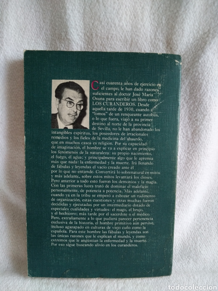 Libros de segunda mano: Los curanderos. Libro de bolsillo. Jos&eacute; Mar&iacute;a Osuna. - Foto 2