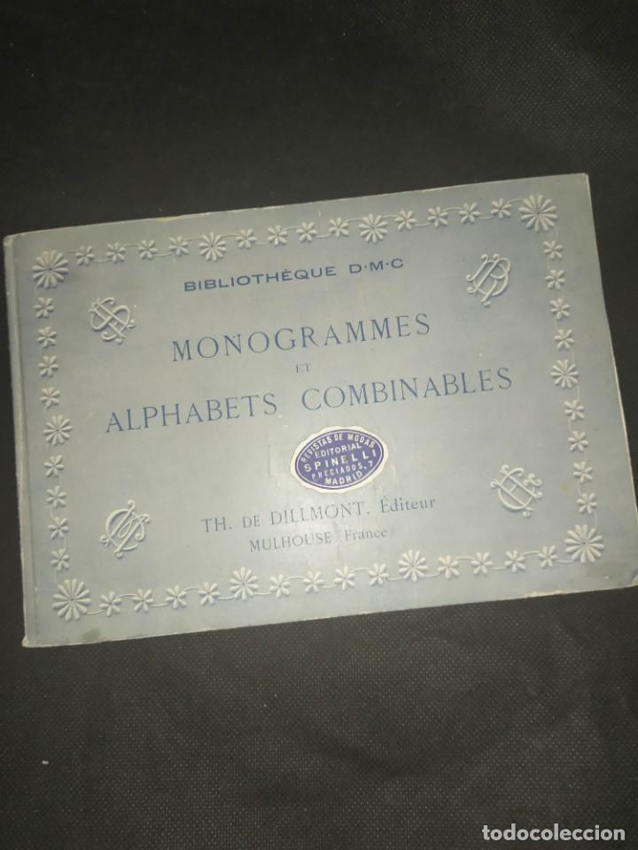 Libros de segunda mano: MONOGRAMMES ET ALPHABETS COMBINABLES .EN FRANCES LIBRO DE TIPOGRAFIA Y TIPOS DE LETRAS ENTRELAZADAS. - Foto 1