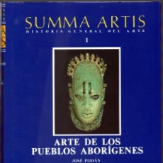 Libros de segunda mano: ARTE DE LOS PUEBLOS ABORÍGENES - SUMMA ARTIS. Lote 283130348