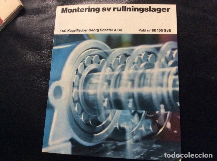 Gebrauchte B&uuml;cher: Montering av rullninslager fag kugelfischer Georg Schaferr co motoresan aleman deleste