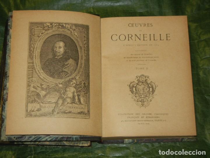 Libros de segunda mano: OEUVRES DE CORMEILLLE - 2 VOLS. (EN FRANCES) - GRANDS CLASSIQUES 1925 - Foto 4