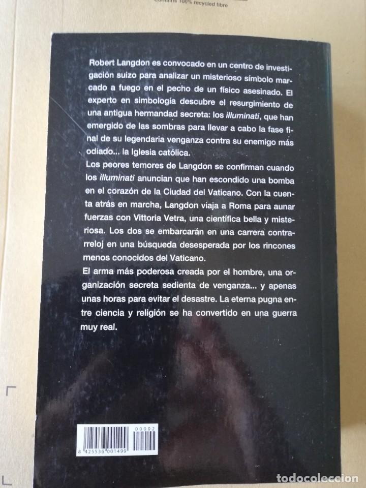 Libros de segunda mano: ANGELES Y DEMONIOS de DAN BROWN - Foto 2
