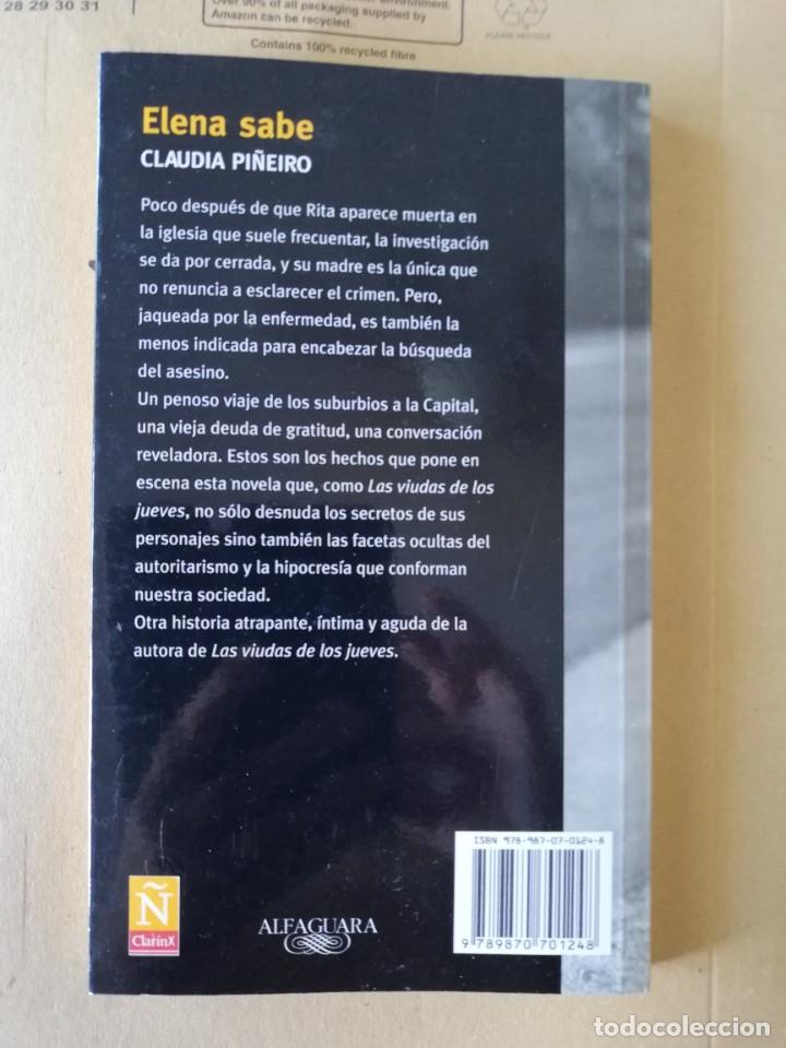 Libros de segunda mano: ELENA SABE de CLAUDIA PI&Ntilde;EIRO - Foto 2