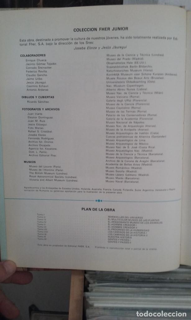Libros de segunda mano: El hombre creador, 2 tomos. Colecci&oacute;n FHER junior - Foto 3