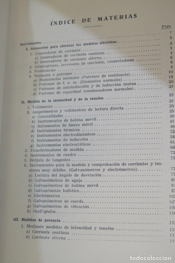 Libros de segunda mano: T&Eacute;CNICA DE LAS MEDIDAS EL&Eacute;CTRICAS - Foto 3