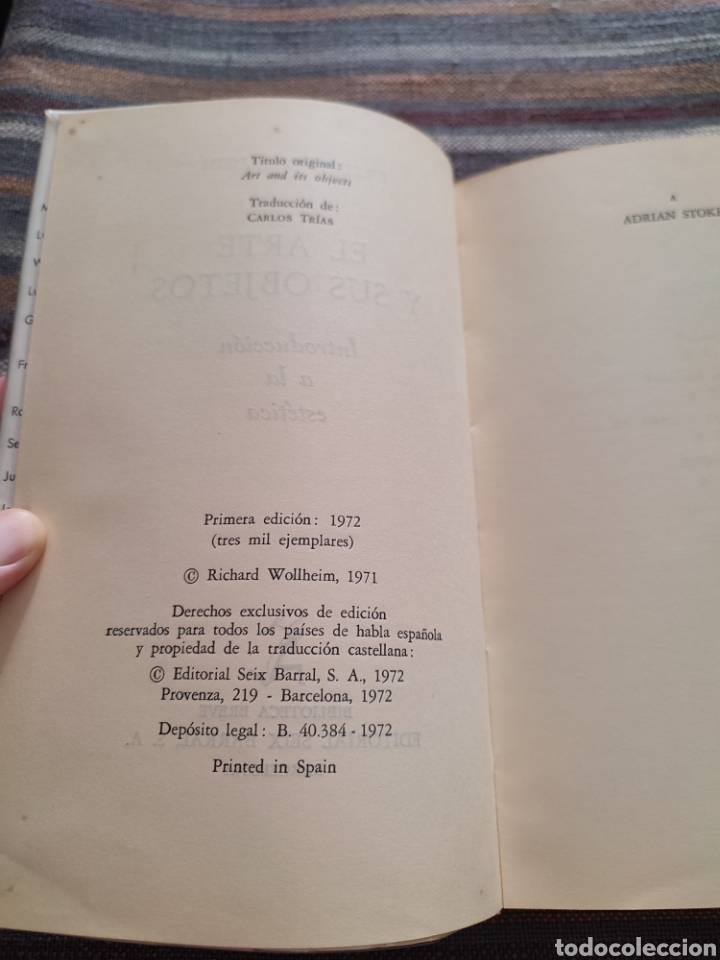 Libros de segunda mano: El arte y sus objetos. Richard Wollheim - Foto 6
