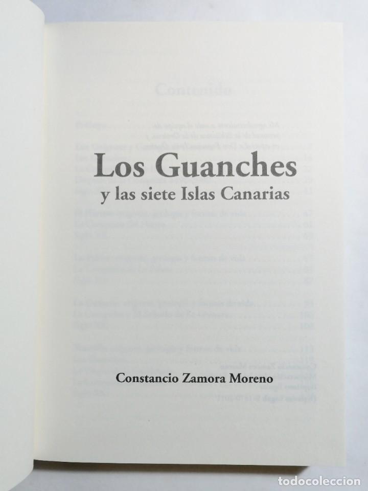 Libros de segunda mano: CONSTANCIO ZAMORA MORENO. LOS GUANCHES Y LAS SIETE ISLAS CANARIAS. 2011. - Foto 2