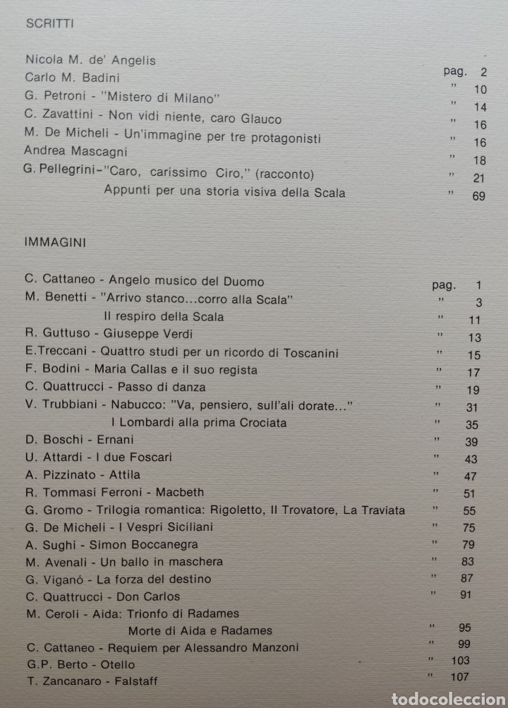 Libros de segunda mano: OPERA LIBRO BICENTENARIO DELLA SCALA TIRADA LIMITADA - Foto 3