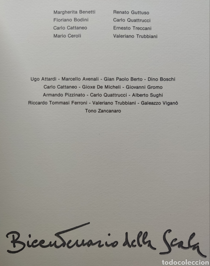 Libros de segunda mano: OPERA LIBRO BICENTENARIO DELLA SCALA TIRADA LIMITADA - Foto 9