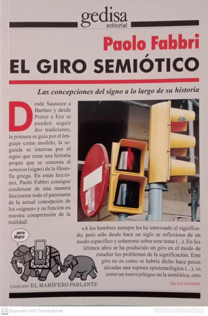 Libros de segunda mano: El giro semi&oacute;tico [Paolo Fabbri] - Foto 1