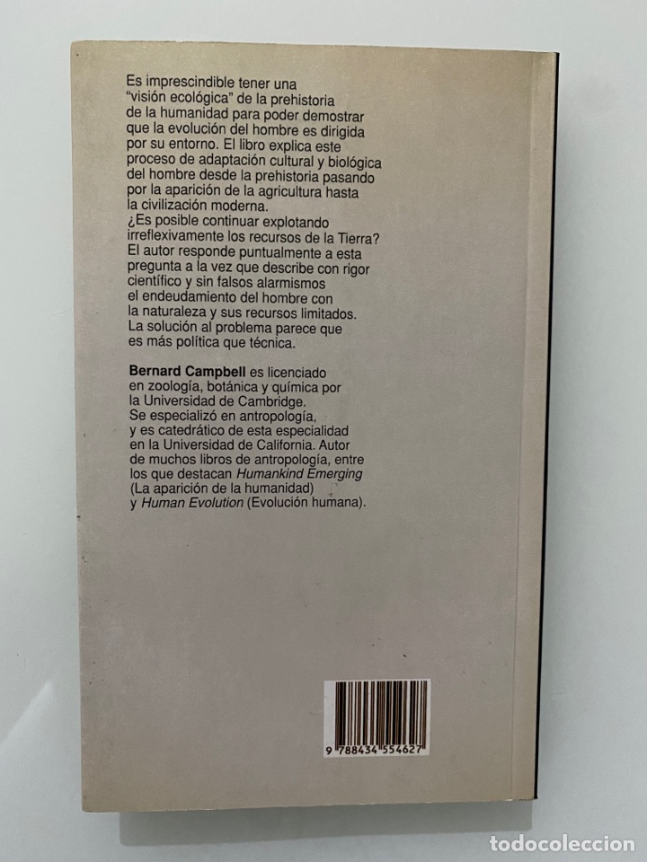 Libros de segunda mano: Ecolog&iacute;a humana - CAMPBELL, Bernard - Foto 2
