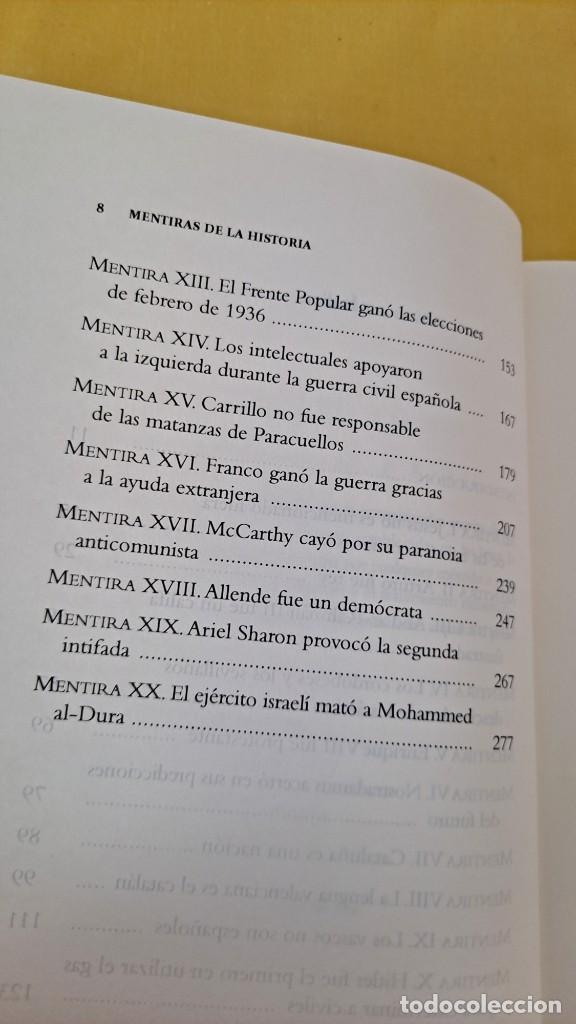 Libros de segunda mano: CESAR VIDAL - MENTIRAS DE LA HISTORIA...DE USO COM&Uacute;N - ESFERA DE LOS LIBROS 2006 - Foto 4