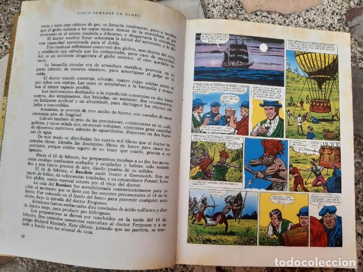 Libros de segunda mano: Cinco semanas en globo - Foto 4