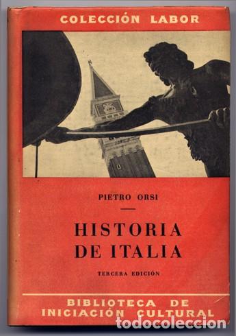 Libros de segunda mano: ORSI, Pietro. Historia de Italia. 1960. - Foto 1